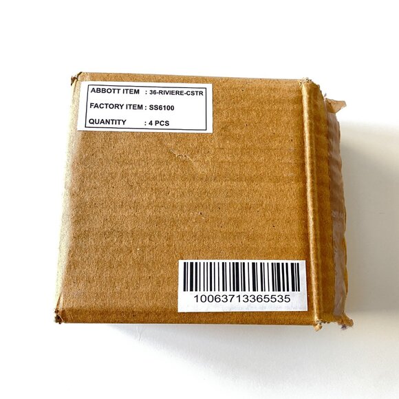 (x4) River-Look Wood & Blue Resin Drink Coaster Set - Picture 8 of 10